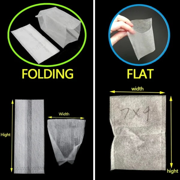100Pcs Plant Grow Bags Nursery Bags Seeds To Sow Flower Pots Biodegradable Non-woven Fabric For Home Garden Accessories Tools - Image 3