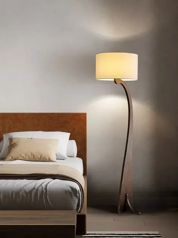 Modern Wooden Floor Lamp Home Decor Led Night Lights Living Room Sofa Standing Lamp for Bedroom Lighting for Living Room - Image 4