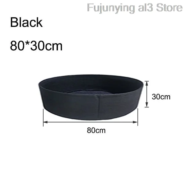 80x30cm Garden Fabric Pots For Garden Beds Plant Vegetable Bags Grow Pots Seed Growing Eco Friendly Gardening Tools Non-Woven Q1 - Image 4