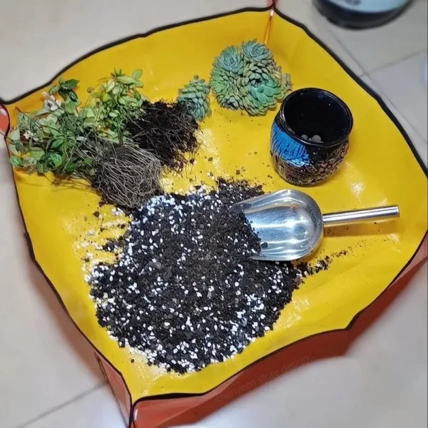 Waterproof Foldable Planting Mat Garden Potting Pad for Plant Flower Pot Transplanting Farm Bonsai Gardening Tools and Equipment - Image 3