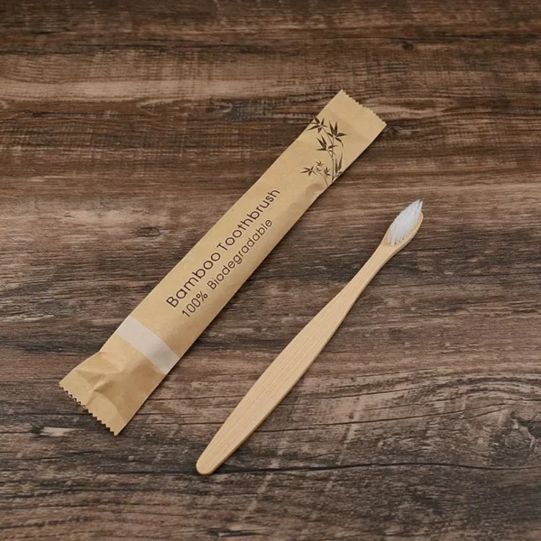 30pcs ECO Friendly Toothbrush Bamboo Toothbrushes Resuable Portable Adult Wooden Soft Tooth Brush For Home Travel Hotel - Image 4