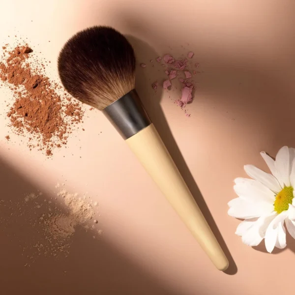 Cruelty-Free XL Fluffy Soft Synthetic Bristle Powder Brush - Ideal for Loose & Pressed Powder, Eco-Friendly - 1 Count - Image 5
