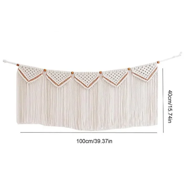 Large Macrame Wall Hanging Wide Bohemian Macrame Wall Decor Art Chic Woven Decoration Macrame Bedroom Living Room Decoration - Image 6