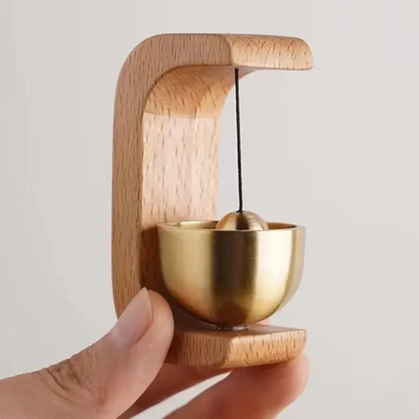 Wood Doorbell Chime Magnetic Landscape Wireless Hanging Wind Loud Door Bell For Refrigerato Doors Restaurant Home Decoration - Image 2