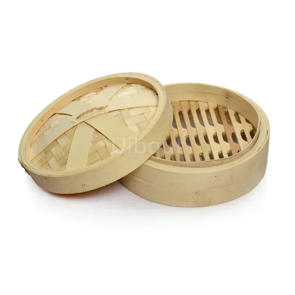 Bamboo Steamer Fish Rice Vegetable Snack Basket Set Kitchen Cooking Tools Cage or Cage Cover Cooking cookware cooking - Image 4
