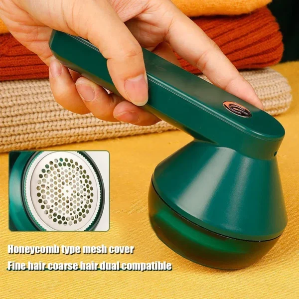 Fluff Trimmer USB Sweater Shaver Defuzzer Portable Rechargeable Spools Removal Device 6-Leaf Blades for Home TravelHome Supplies - Image 3