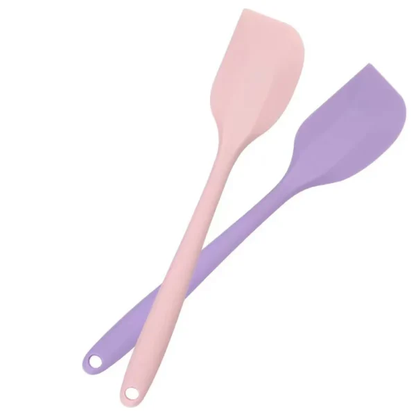 Silicone cream spatula Non-stick butter spatula Heat-resistant kitchen baking tools DIY cake baking tools - Image 2