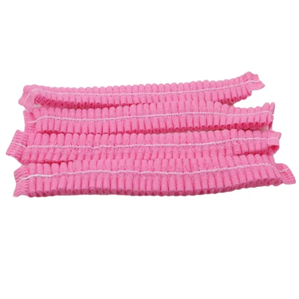 100PCS Kitchen Disposable Hair Head Covers Net Bouffant Dustproof Anti Dust Caps Breathable Shower Bathing Hats - Image 4