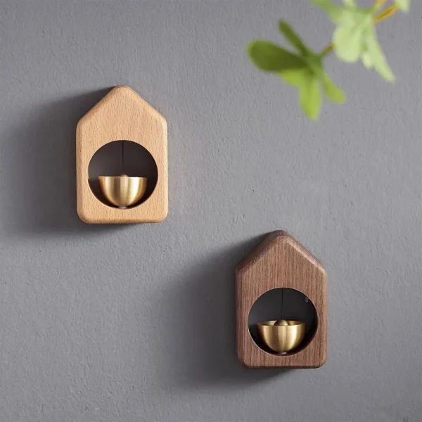 Magnetic Wooden Wind Chimes Decorative Door Bell for Refrigerator Doors Home Decor with Crisp Sound Quality - Image 4