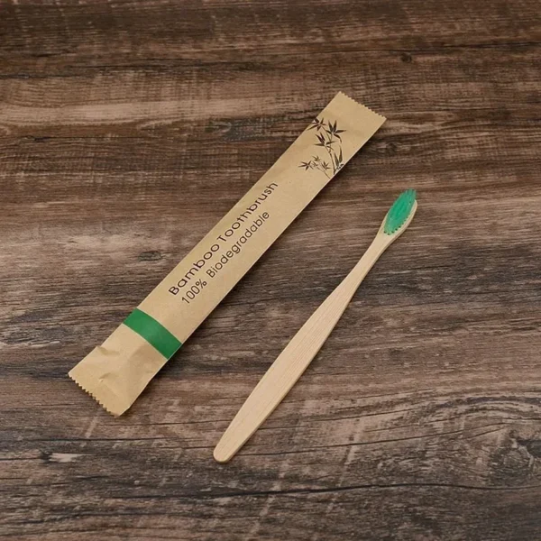 30pcs ECO Friendly Toothbrush Bamboo Toothbrushes Resuable Portable Adult Wooden Soft Tooth Brush For Home Travel Hotel - Image 6
