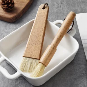 Kitchen Oil Brush Wood Handle Pastry Brush BBQ Grill Cooking Basting Brush Cake Bread Pastry Baking Tools Kitchen Accessories