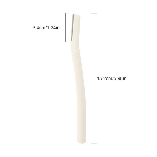 3 Pcs/Box Wheat Straw Face Eyebrow Razor for Women,Facial Dermaplane Razor,Biodegradable Dermaplaning Tool with Precision Cover - Image 6